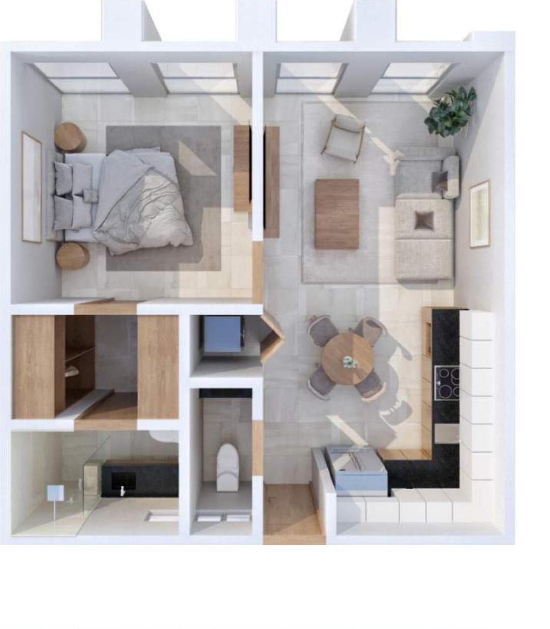 Planta arquitectónica del Modelo A