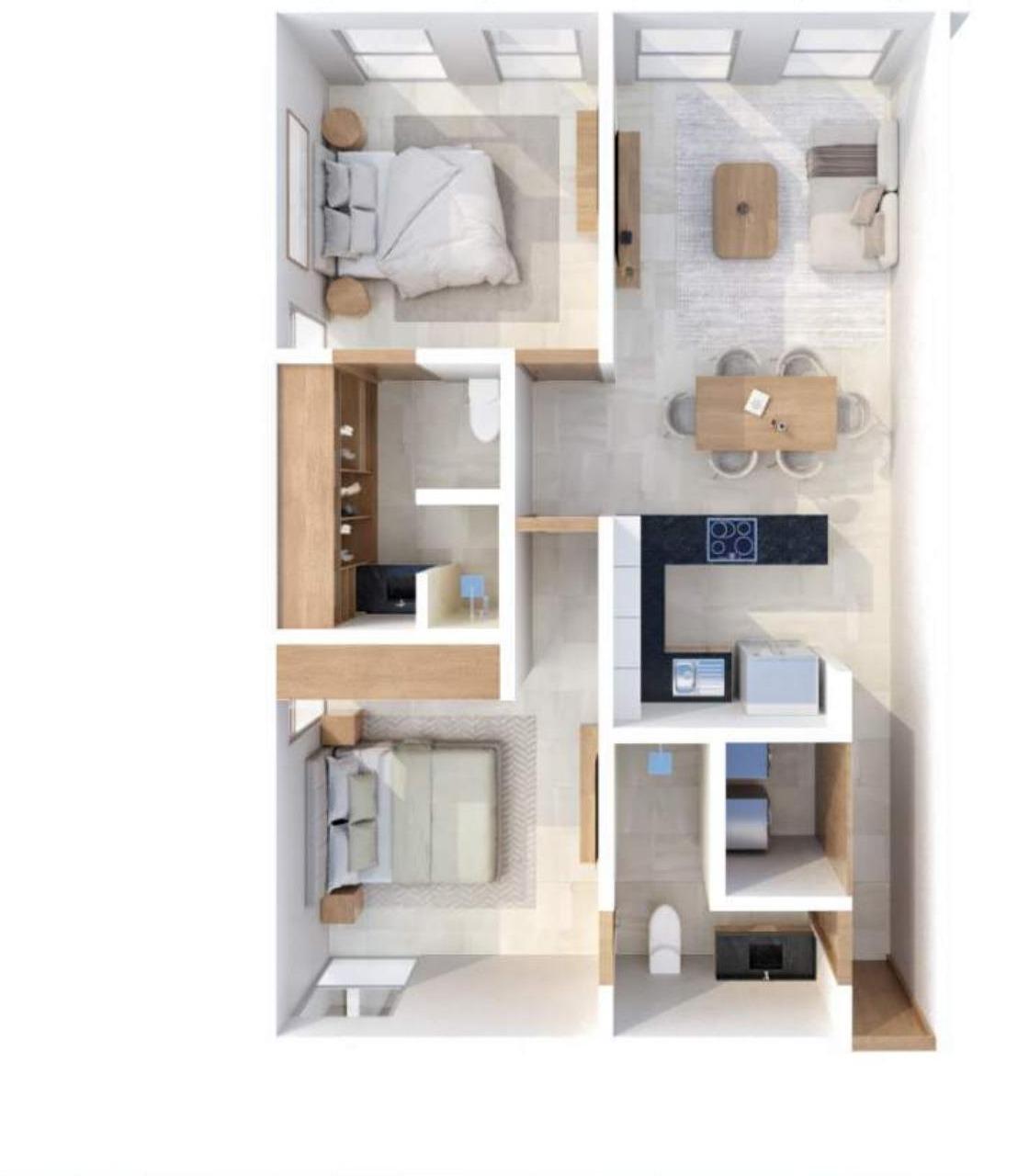 Planta arquitectónica del Modelo B1